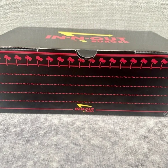 AUTHENTIC In-N-Out Drink Cup Slip-on Shoes in BLACK - Women’s 9.5 / Men’s 8 - Picture 3 of 12